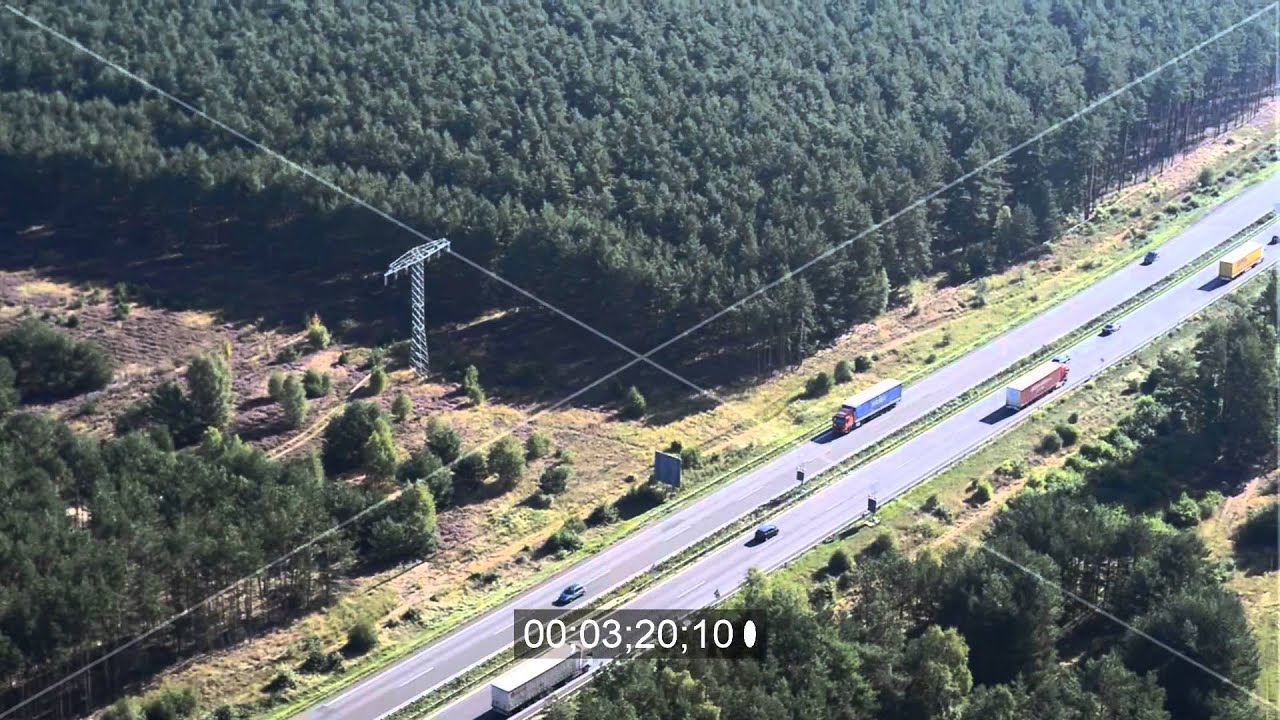 Autobahn / Bundesautobahn BAB A12 / E30 bei Markgrafpieske im Bundesland Brandenburg