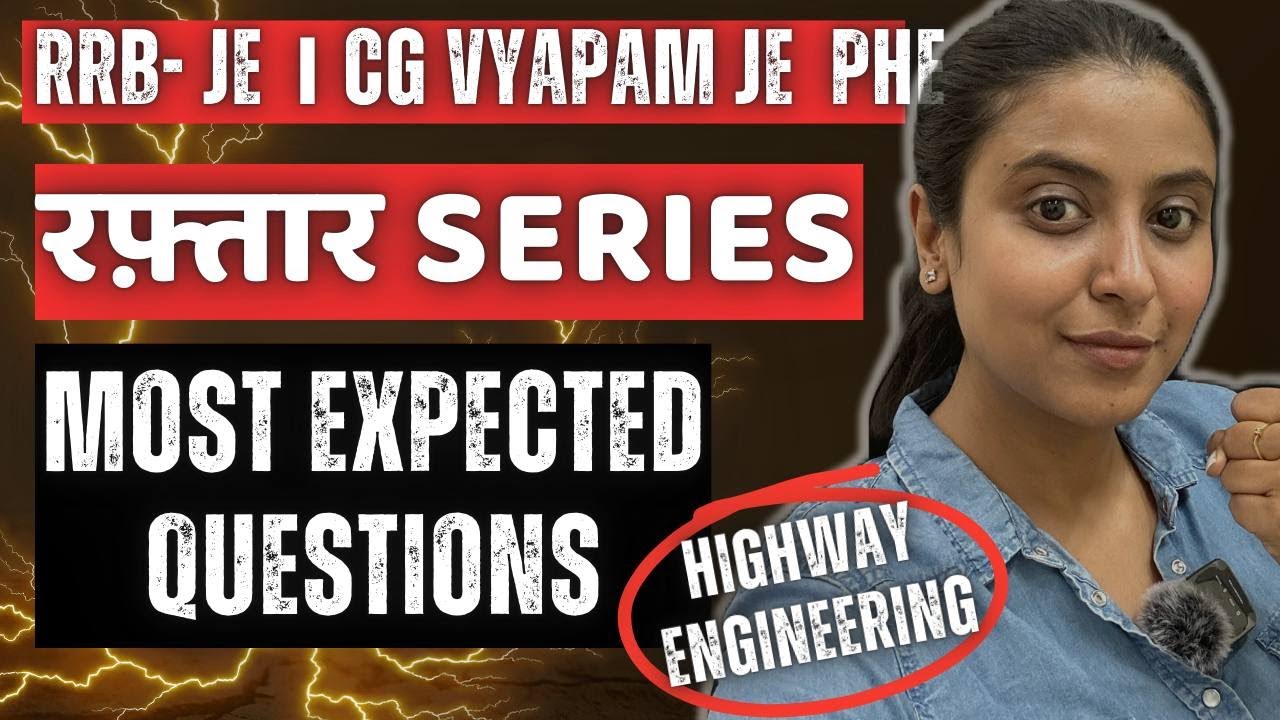 Most Important Questions- Highway Engineering