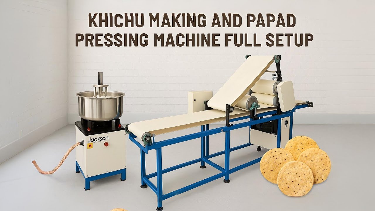 Khichiya Papad Full Setup | खिचिया पापड़ बनाने की ऑटोमैटिक मशीन