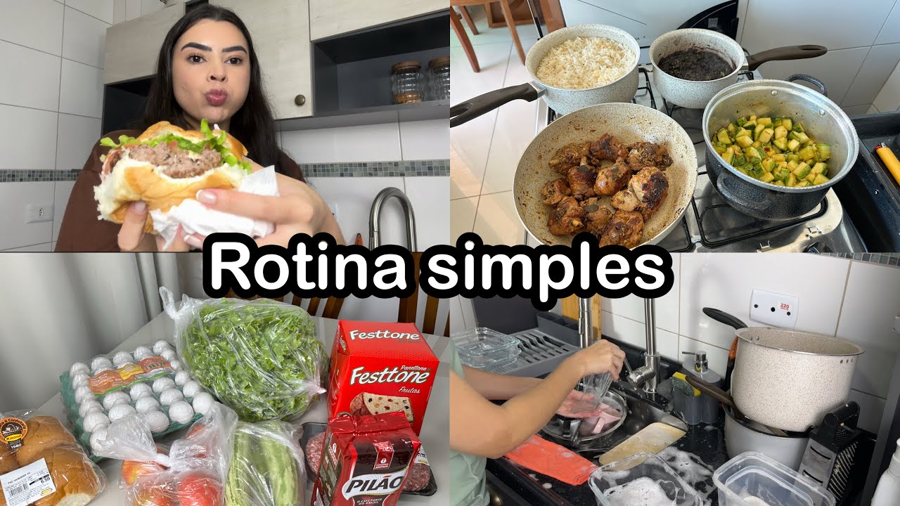 ROTINA MORANDO SOZINHA, FIZ UM ALMOÇO DELICIOSO + ROTINA SIMPLES de DONA de CASA