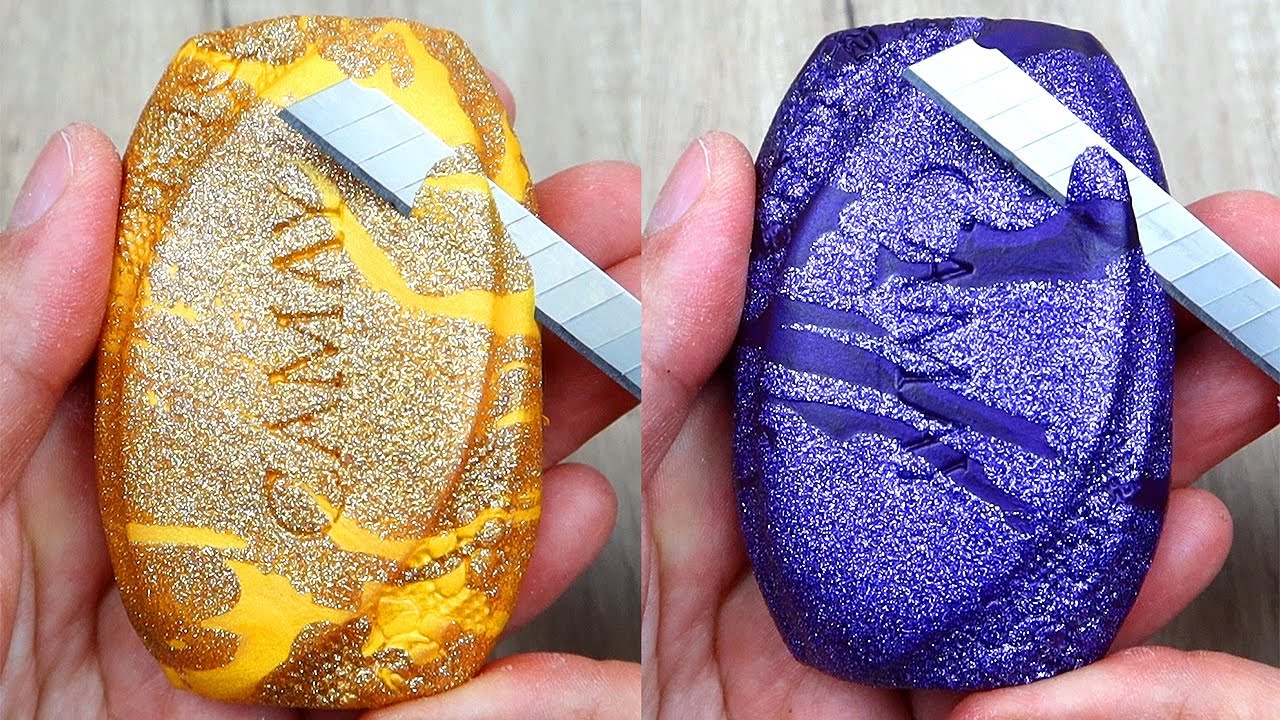 Relaxing Soap Cutting ASMR. Satisfying Soap and lipstick cutting. Corte de jabón - 858