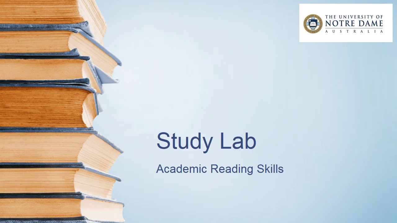 Academic reading skills