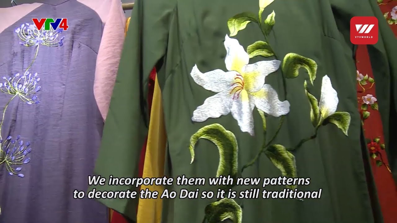The person who helps revive the art of embroidery of Quat Dong village | VTV World
