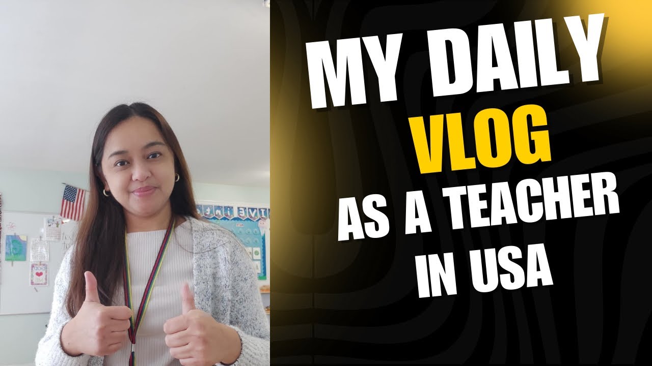 My Daily Vlog as a Teacher in USA