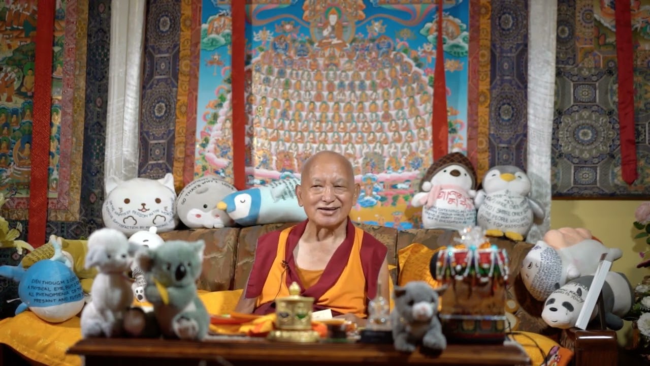 Lama Zopa Rinpoche Giving Oral Transmission of 