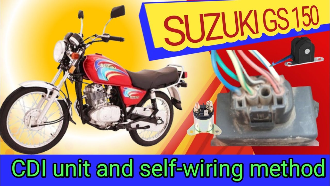 suzuki gs 150 dc unit connection  || suzuki gs 150 ki CDI unit ki wiring || pulser coil Agnition