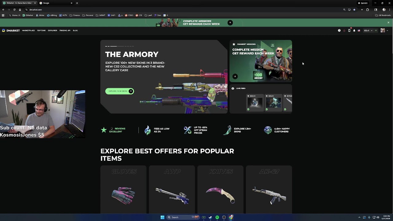 face IT 3k elo etc !dmarket