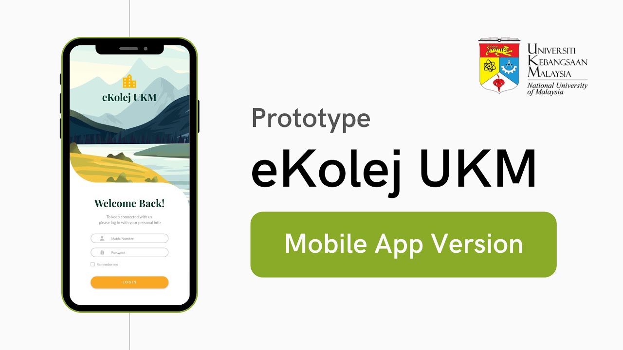 eKolej UKM | Mobile App | TTTK2093
