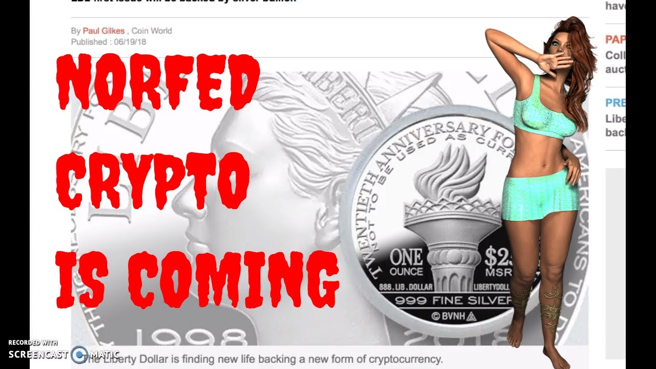 Norfed Goes Full Metal Crypto.  Our Silver Monetary Architect walks on the dark side