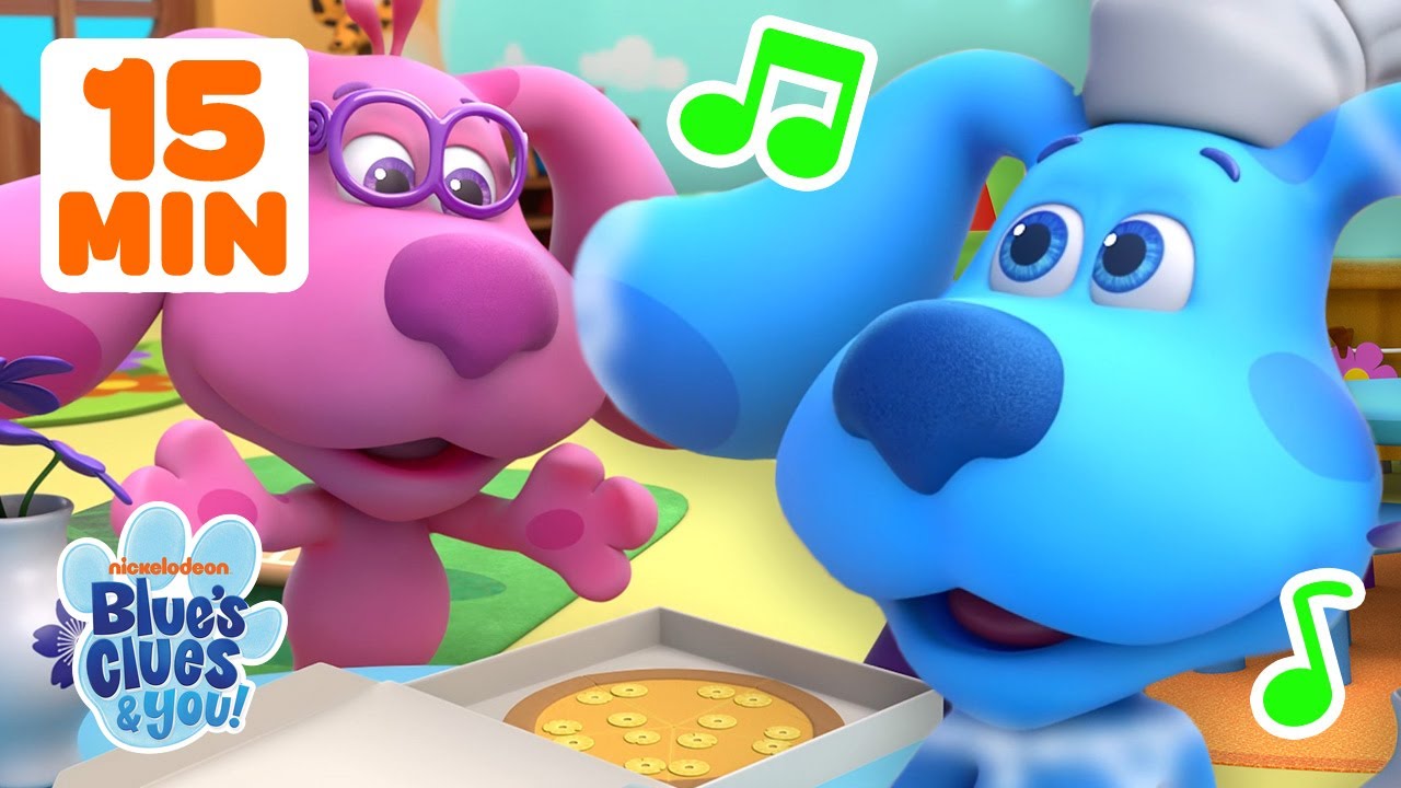 Blue's Pizza Song! 🍕 w/ Magenta + More Nursery Rhymes & Kids Songs | Blue’s Clues & You!