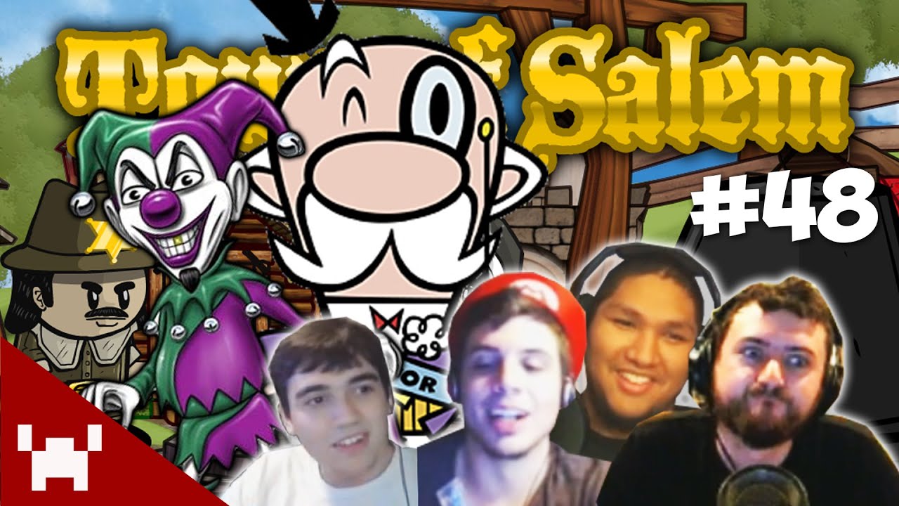 THE MAYOR-JESTER CONSPIRACY (Town of Salem QUAD FACECAM w/ The Derp Crew Ep. 48)