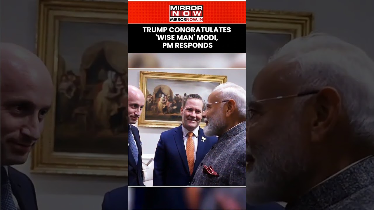 US President Donald Trump Congratulates PM Modi For Longest Serving Indian Prime Minister #shorts