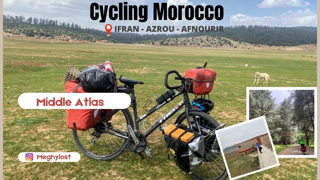 #29 Cycling Morocco الأطلس المتوسط بالدراجة : ايموزار كندر - ازرو- افران - بحيرة أفنورير