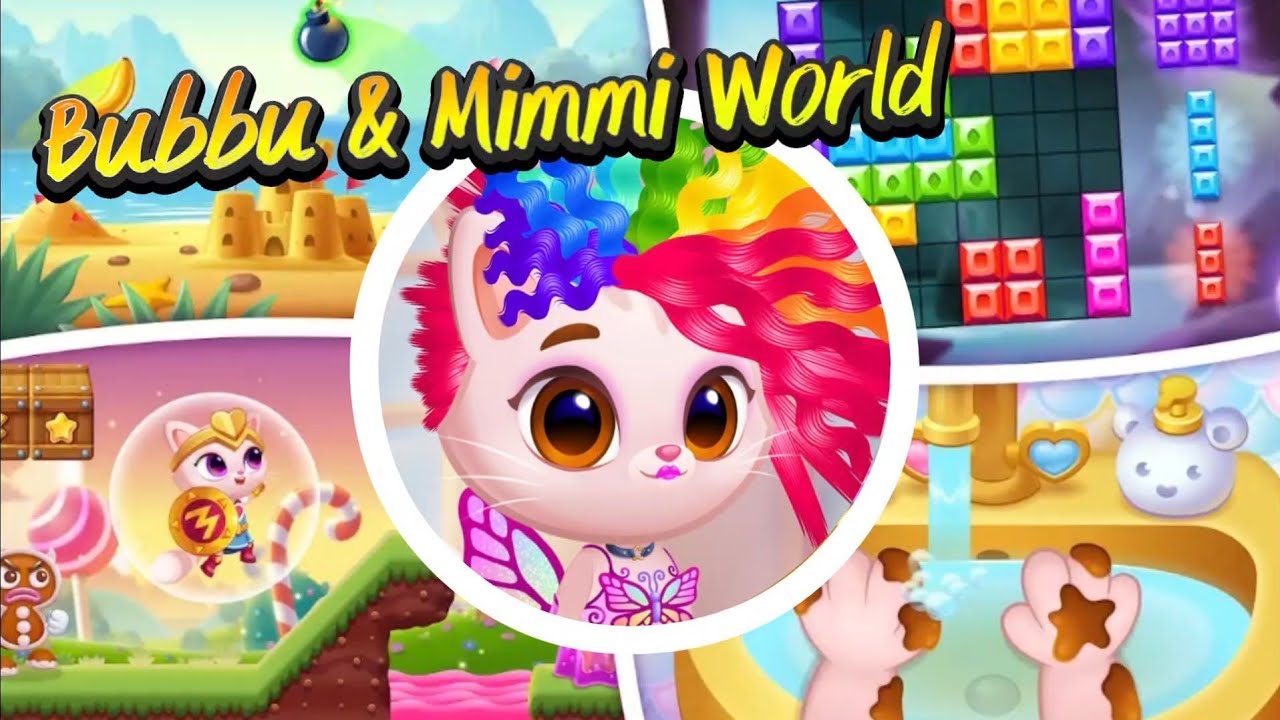 Bubbu & Mimmi World / Mimmi cheers on Bubbu in mini-game?