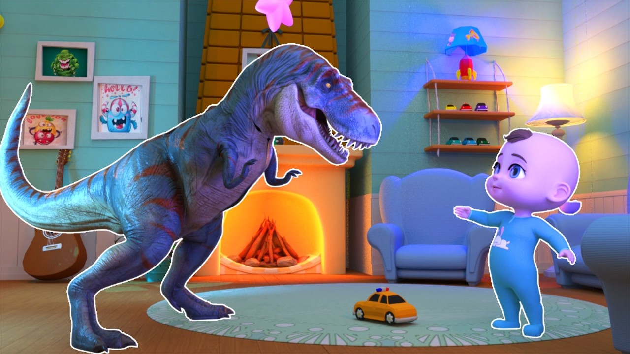EVİMİZDE DİNOZOR VAR! 😱🦖 CocoBerry Türkçe | Eğlenceli Çocuk Şarkıları