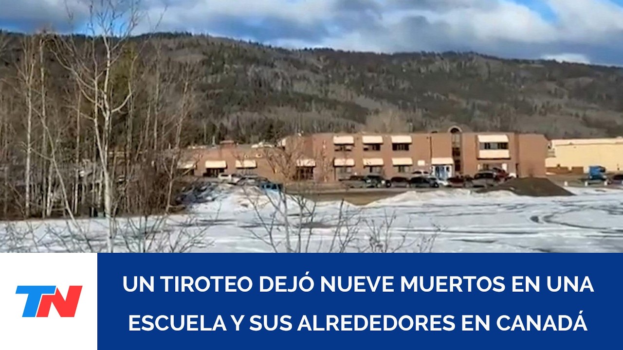 CANADÁ: un tiroteo dejó nueve muertos en una escuela y una vivienda