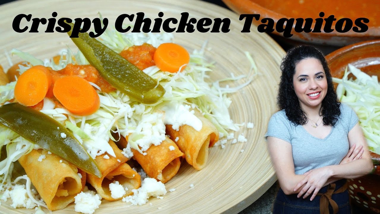 Chicken TAQUITOS | Authentic, easy and delicious recipe!