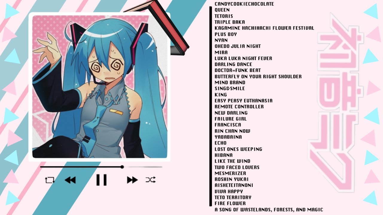 A Random Vocaloid playlist that's ALL OVER THE PLACE