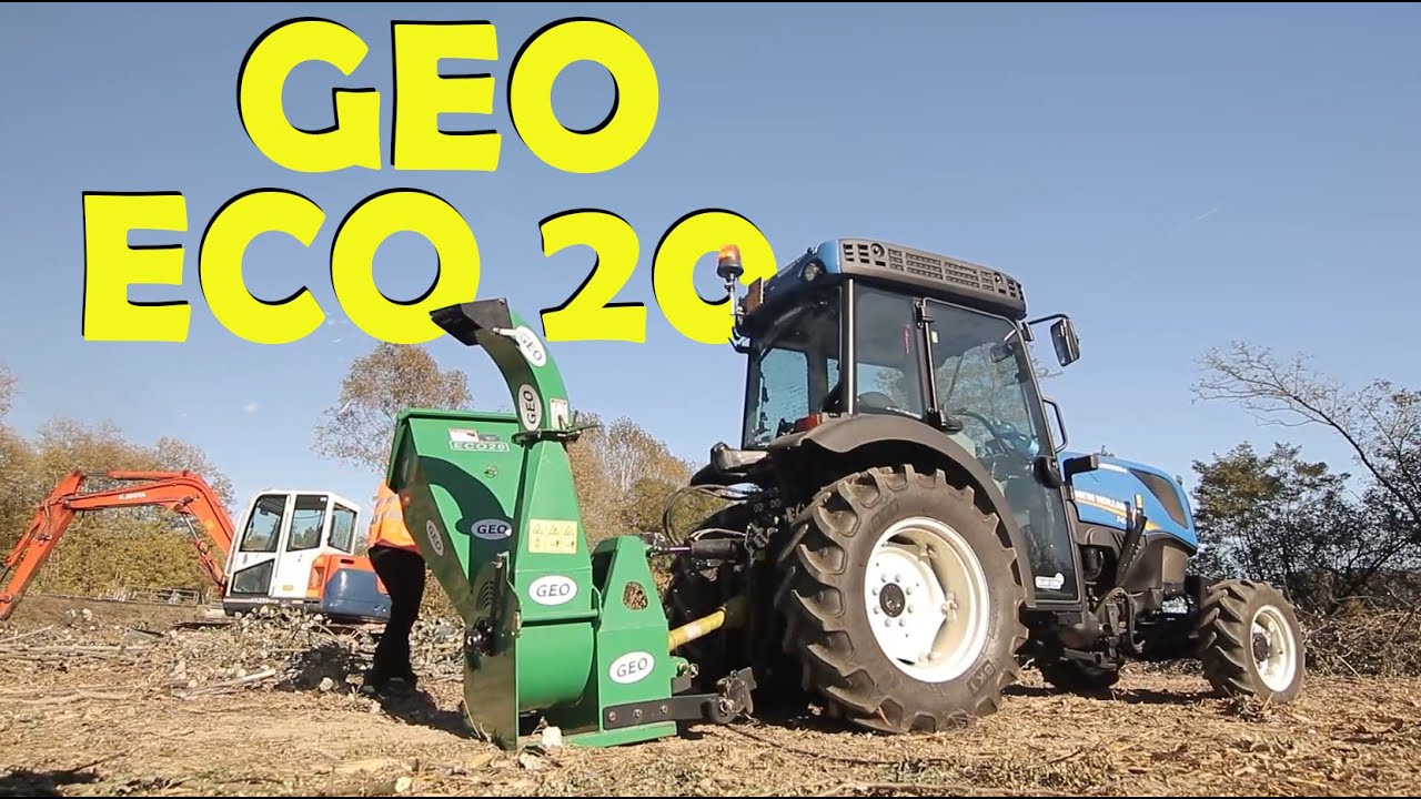 GEO  Cippatore ECO 20: il cippatore top gamma per aziende agricole