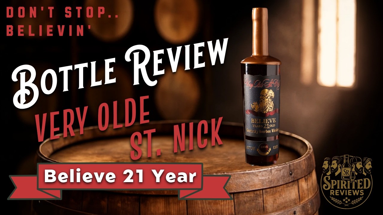 Is This the Best Wheated Bourbon We've Ever Tasted?? | Very Olde St. Nick Believe 21 Year Review