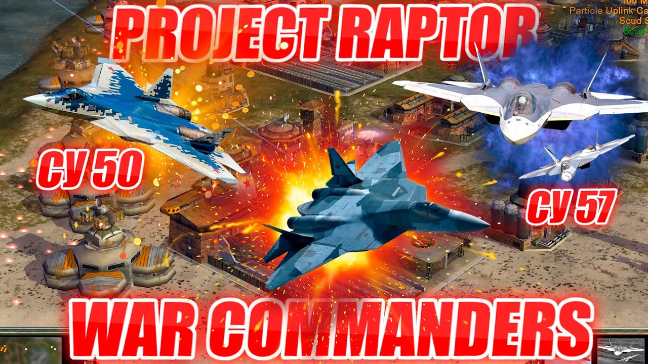 PROJECT RAPTOR WAR COMMANDERS БОСС: НОВЫЕ ЮНИТЫ СУПЕР ОРУЖИЕ ПОВЫШЕНИЯ Generals ZERO HOUR CONTRA