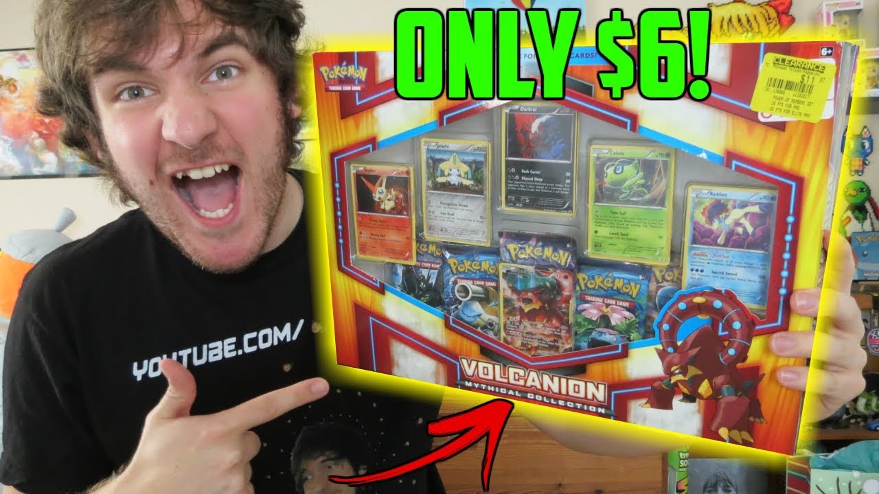 SUPER CHEAP VOLCANION MYTHICAL COLLECTION BOX! Pokemon Cards Opening | Fur