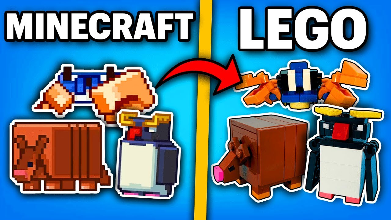 I made the Minecraft MOB VOTE in LEGO...