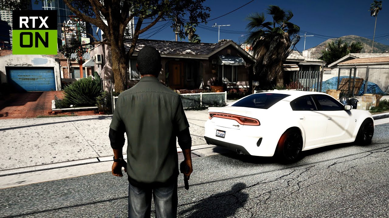 GTA 5 4K RTX&trade; 3090: LAMAR Davis Gameplay [RTX ON] 2021 Photorealistic PC Graphics MOD