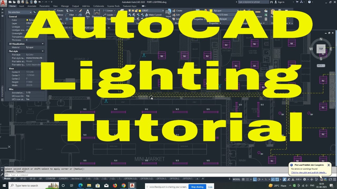 Electrical Lighting In AutoCAD