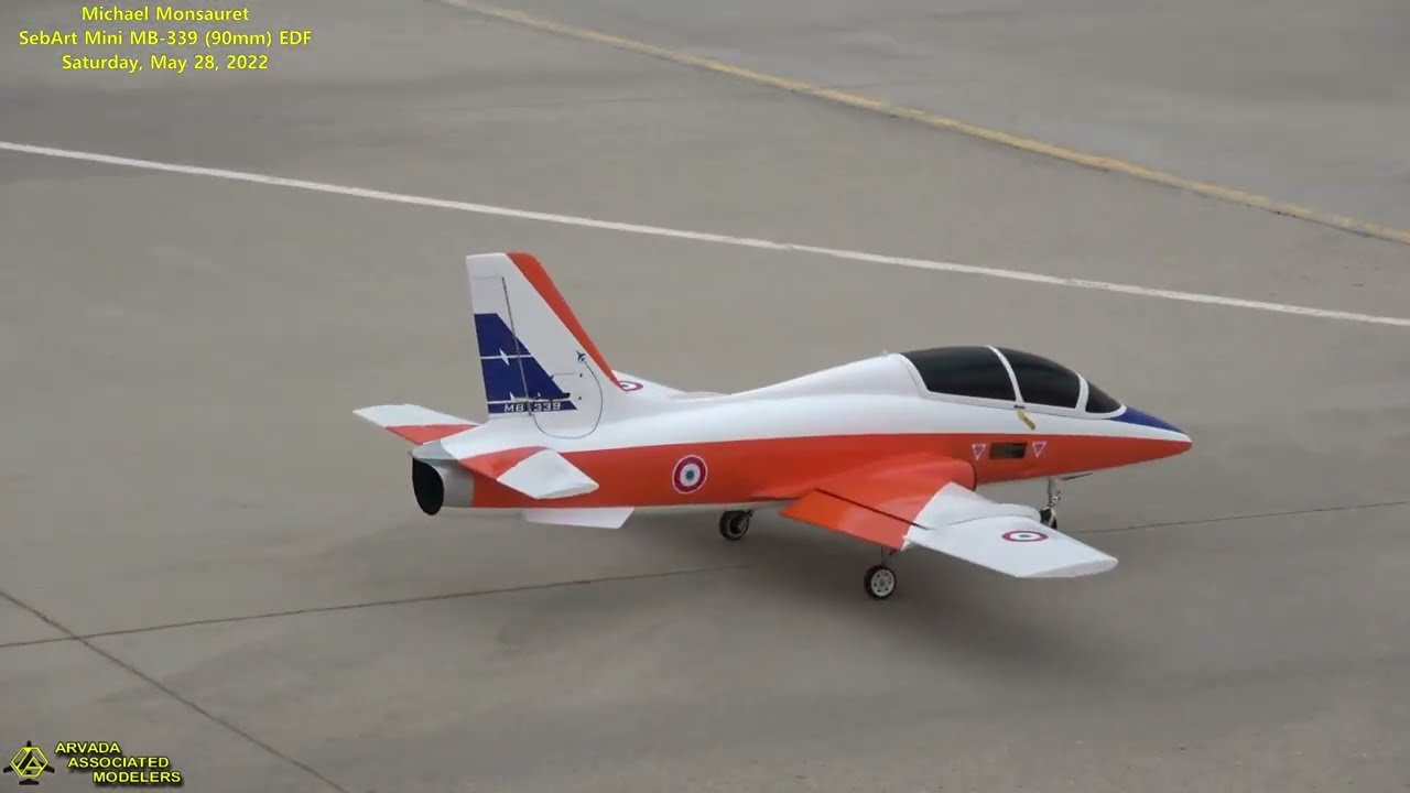 Michael Monsauret...  SebArt Mini MB-339 90mm EDF...  Saturday, May 28, 2022