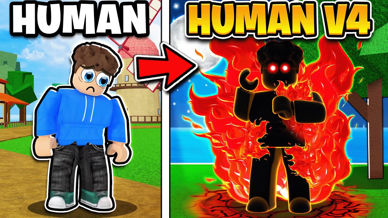 We AWAKENED HUMAN V4 In Blox Fruits! (Roblox)