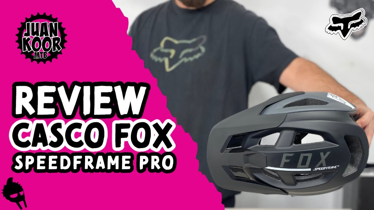 REVIEW | CASCO🪖 FOX SPEEDFRAME PRO BLOCKED | JUANKOOR