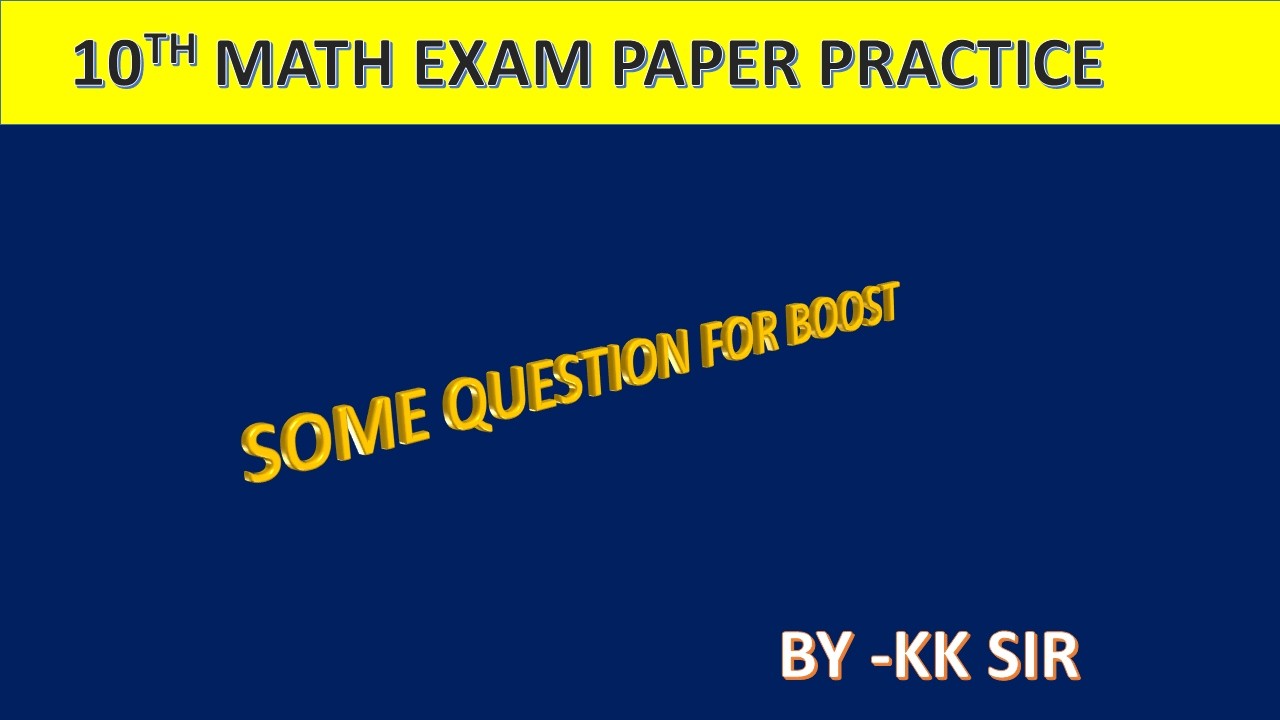 10TH MATH PAPER PRACTICE