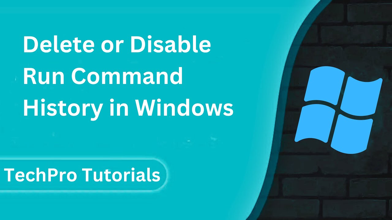 How To Delete or Disable Run Command History in Windows 11