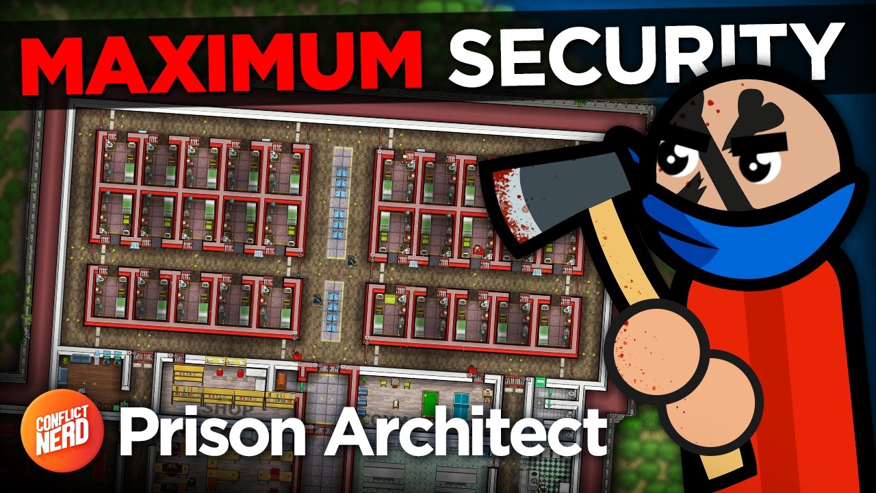 It's Time for MAXIMUM SECURITY in Prison Architect!