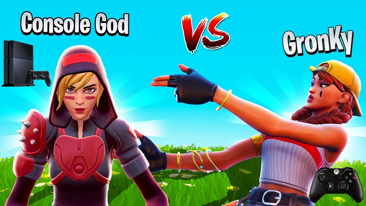 So I 1v1'd The New BEST Console Fortnite Player... (Fortnite PS4 + Xbox)