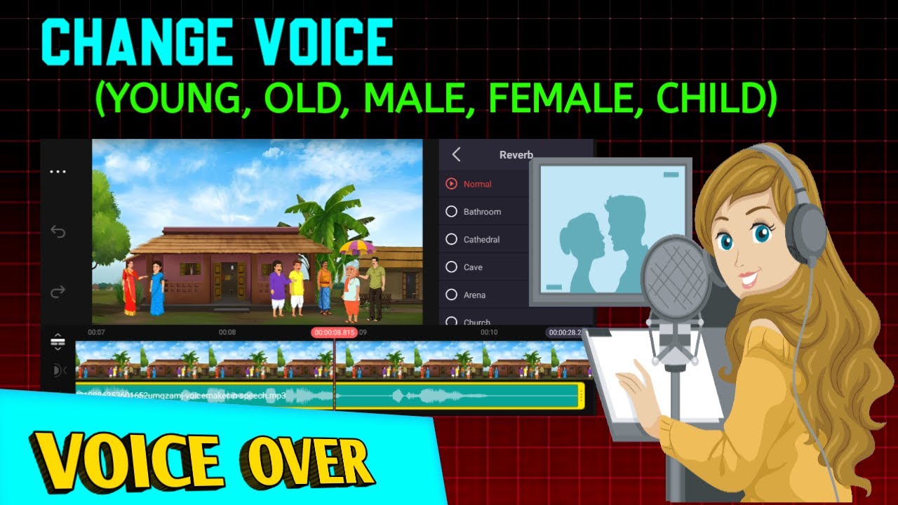 Cartoon video ke लिए अलग अलग Character का Voice Over कैसे करें | Cartoon Video Kaise Banaye
