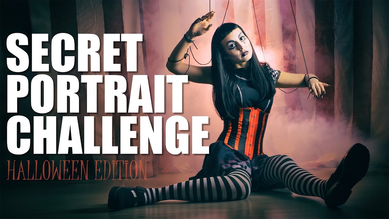 Secret Portrait Challenge (Halloween Edition) | Take and Make Great Photography with Gavin Hoey