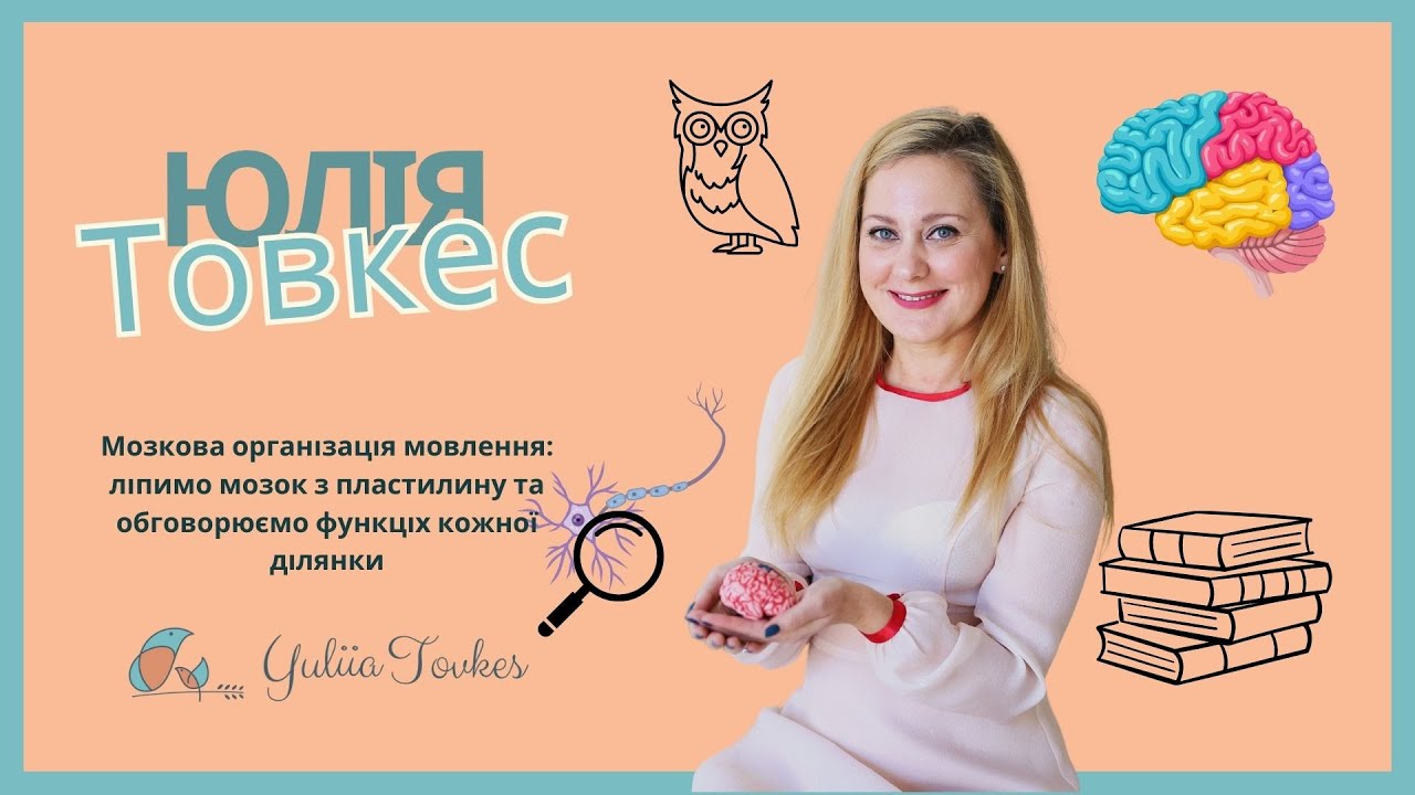 Мозкові механізми мовлення. Ліпимо мозок з пластилину.