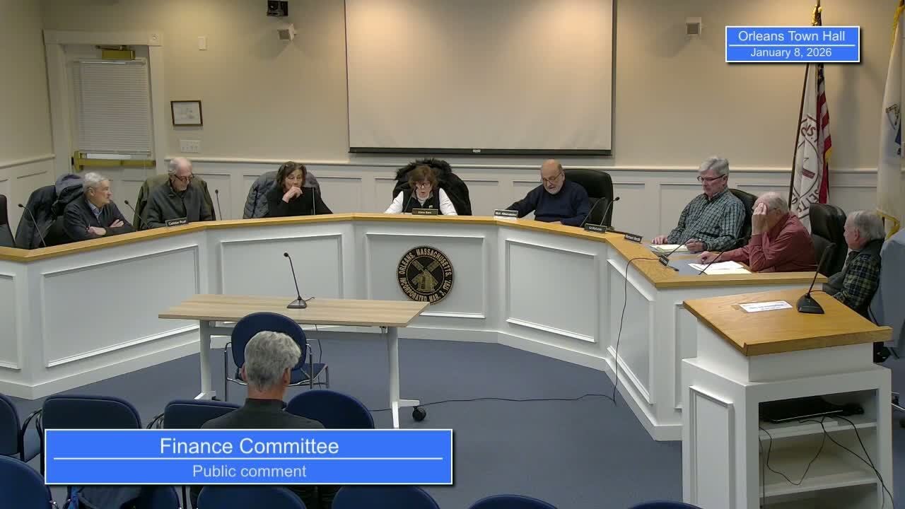 Finance Committee - January 8, 2026