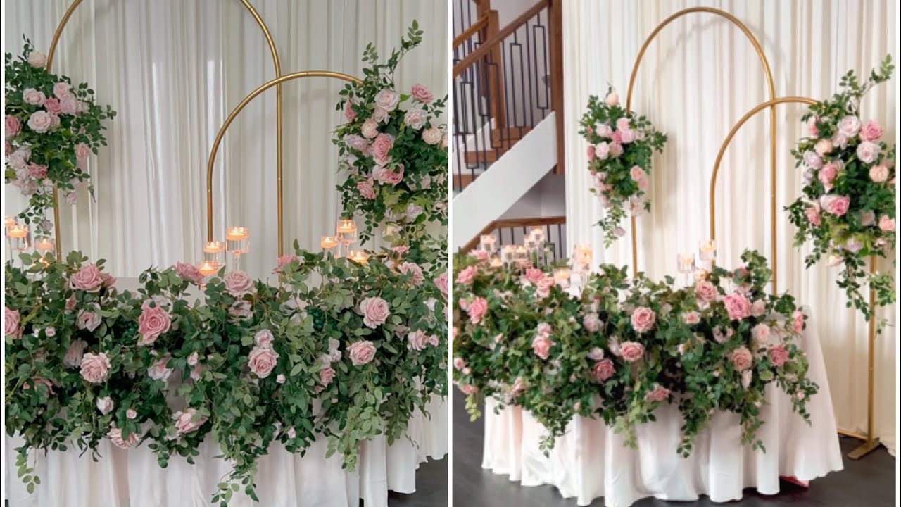 DIY- Quick & Easy Sweetheart Table Decor