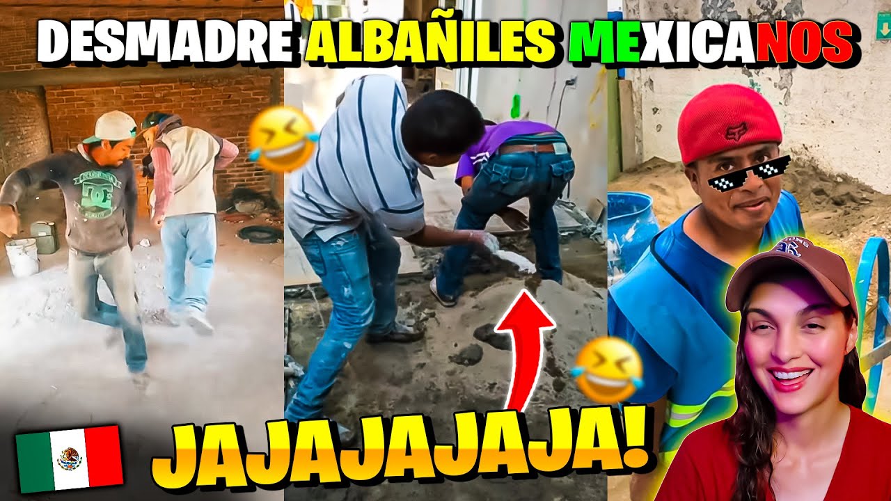 DESMADRE de ALBAÑILES MEXICANOS 🇲🇽🤣😱 *no esperaba esto*