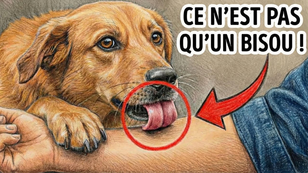 La VRAIE Raison pour Laquelle ton Chien te Lèche ! (ce n’est pas un bisou)