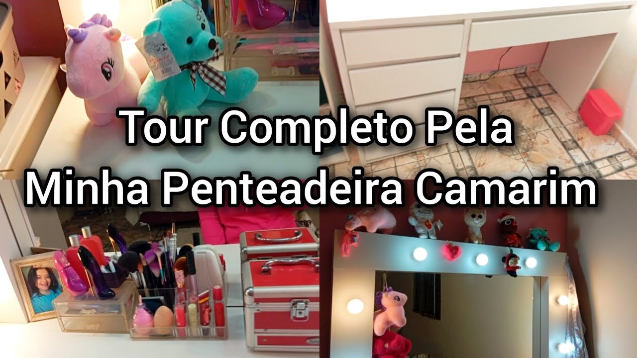 TOUR COMPLETO PELA MINHA PENTEADEIRA CAMARIM | ACREDITEM EM SEUS SONHOS E NÃO DESISTAM!! ♥️✨