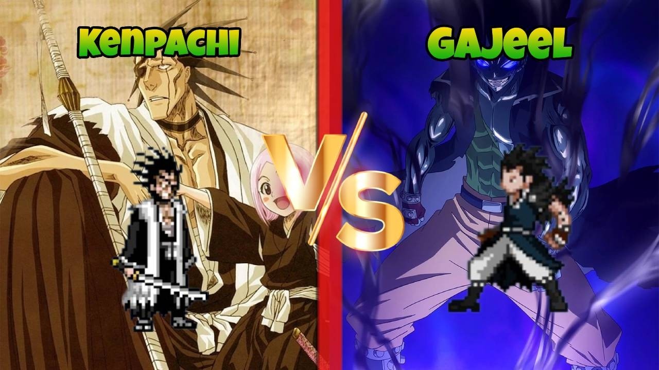 Jump Force MUGEN Kenpachi vs Gajeel