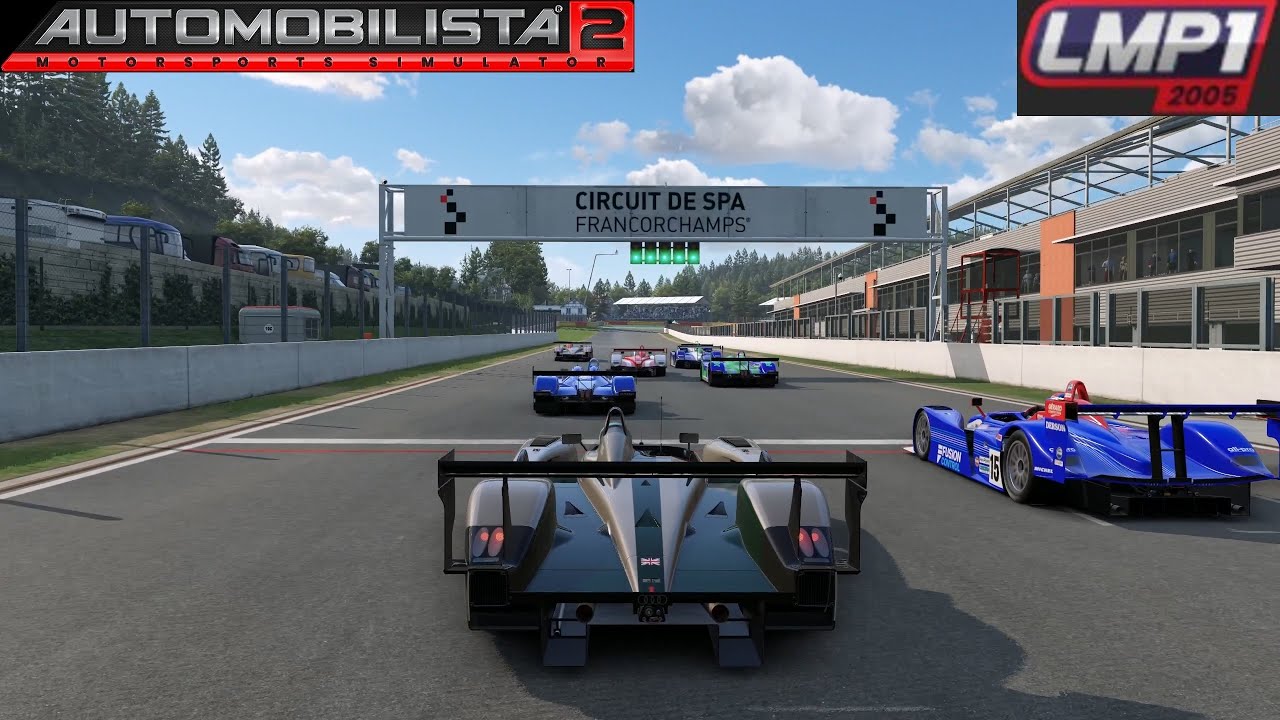 Automobilista 2 -  Audi R8 LMP1- Spa-Francorchamps Quick race [chase cam]