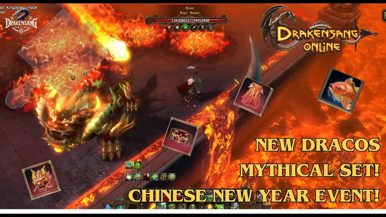 Drakensang Online - New Dracos Mythical Set! Chinese New Year Event All News! DSO