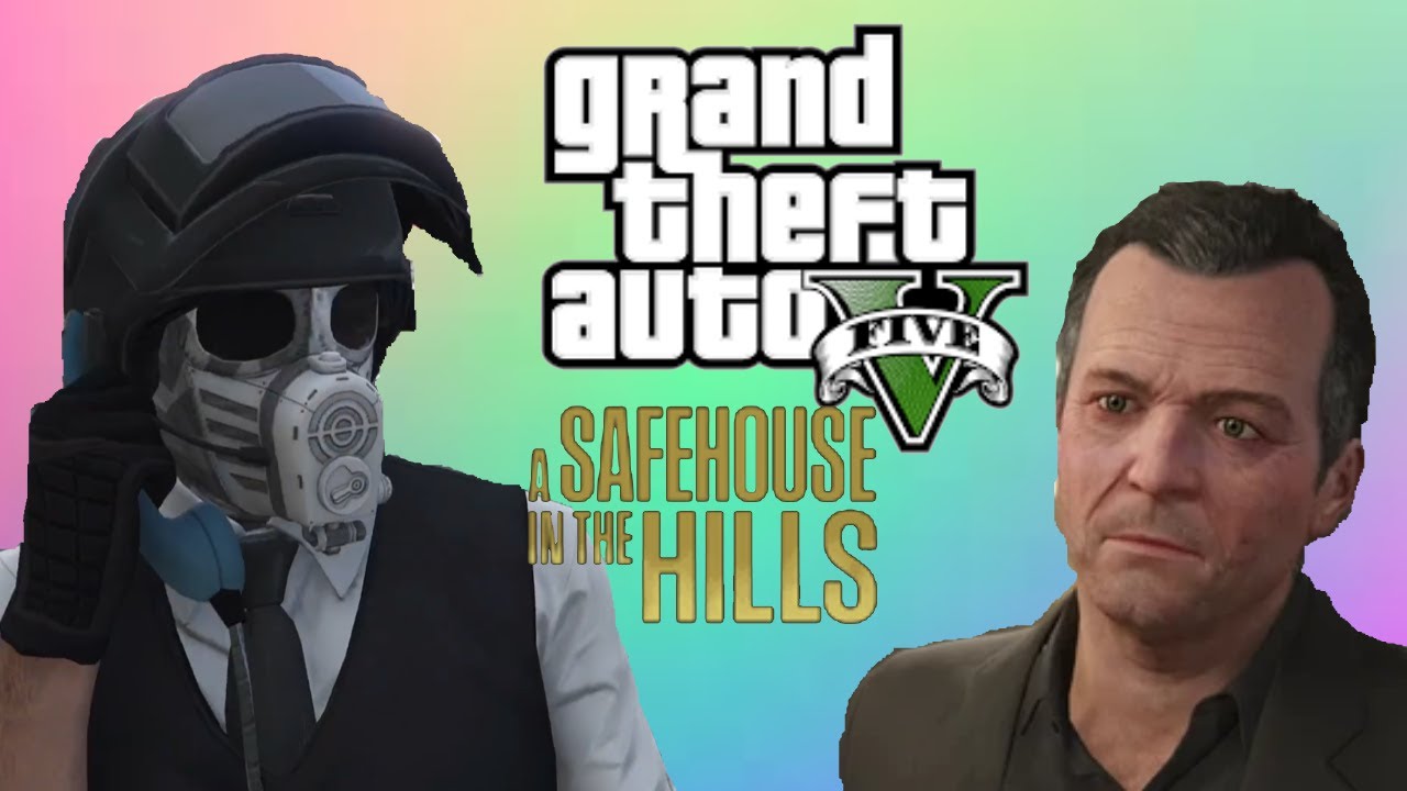 GTA5 Online - A safehouse in the Hills DLC!!