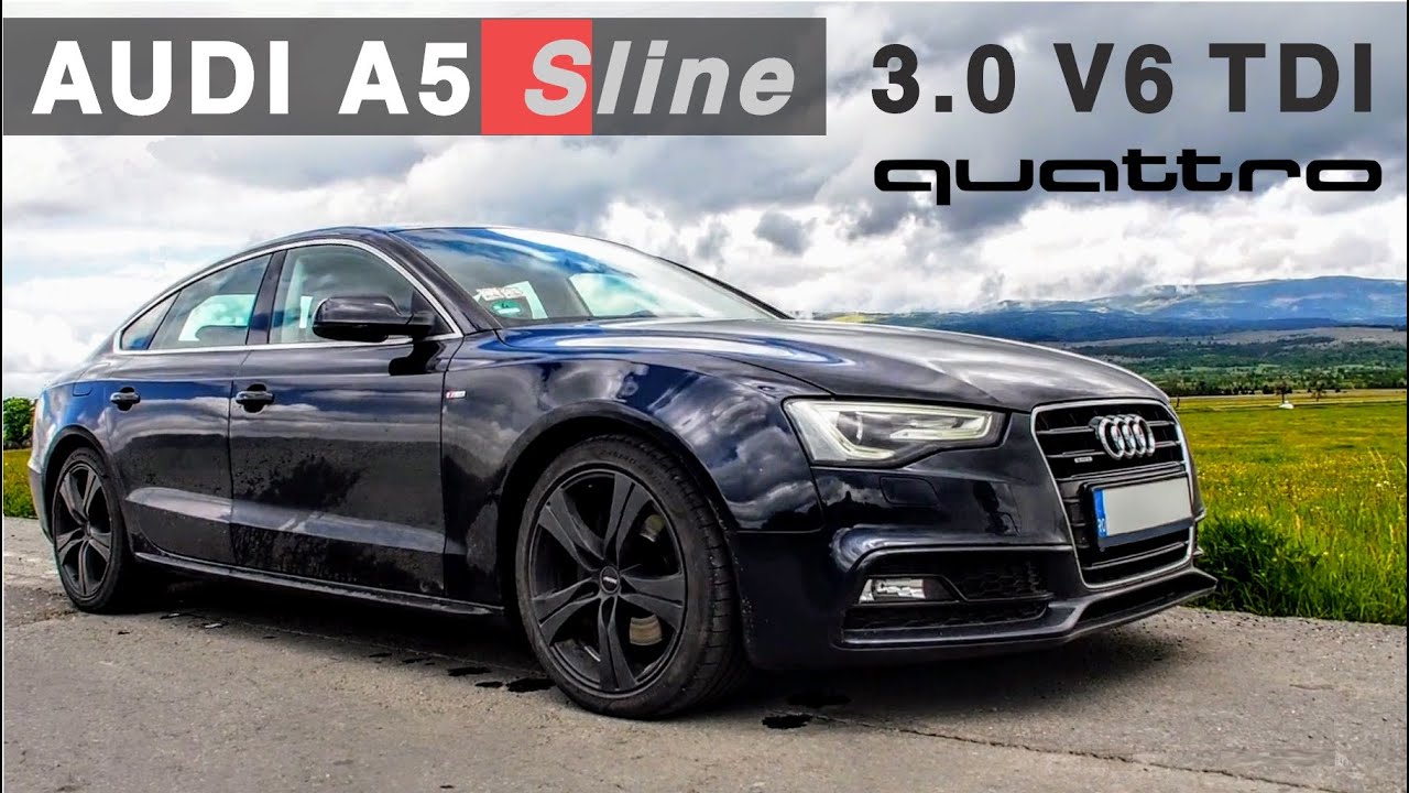 H A S Z N Á L T T E S Z T: 2014 #Audi A5 Sline 3.0 V6 TDI #quattro 245 HP 500 Nm Stronic - #pov test
