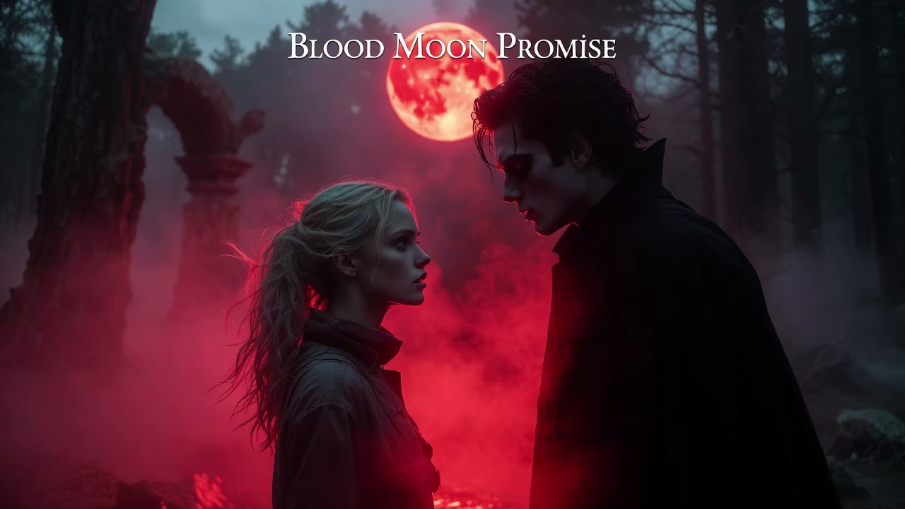 She Met a Vampire Under the Blood Moon…